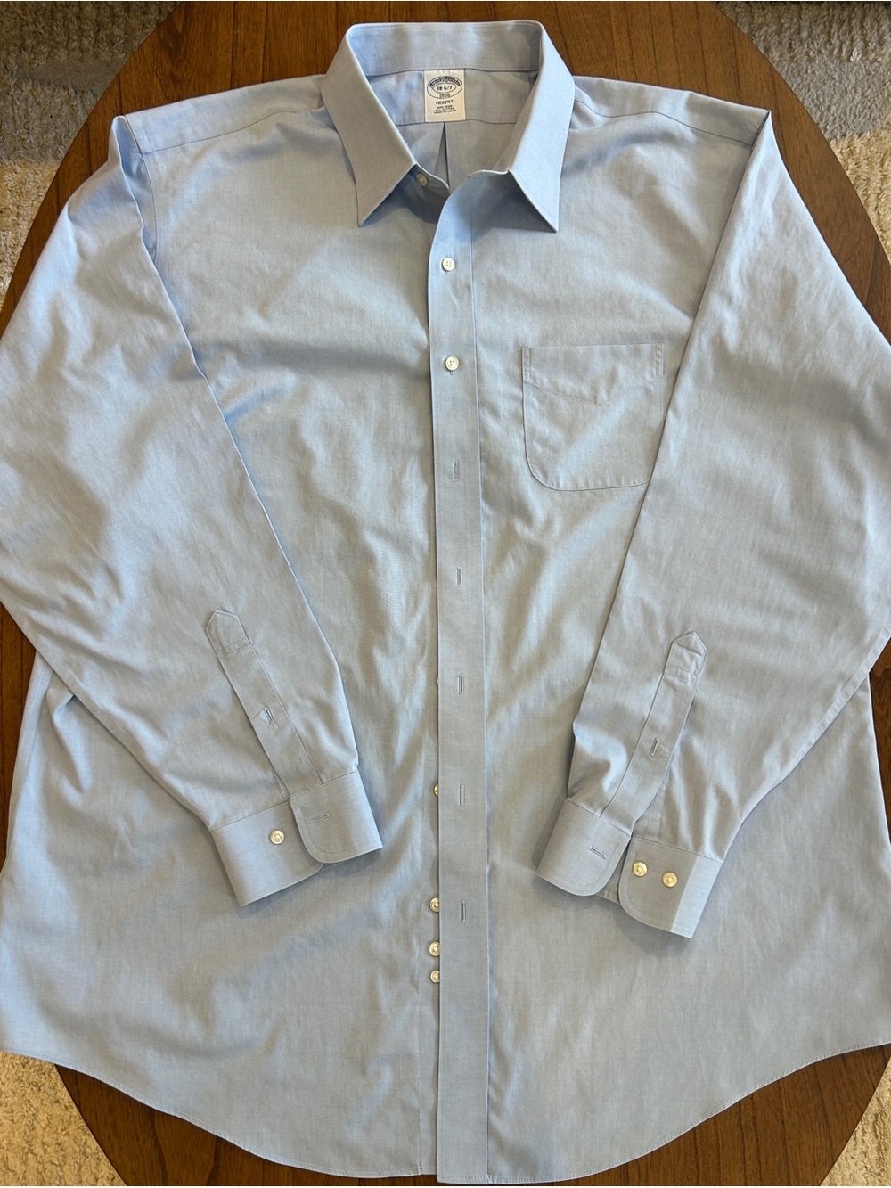 Brooks Brothers Light Blue Oxford Dress Shirt
